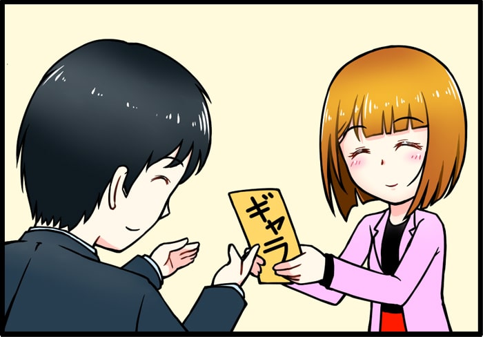 ギャラの支払いについて
